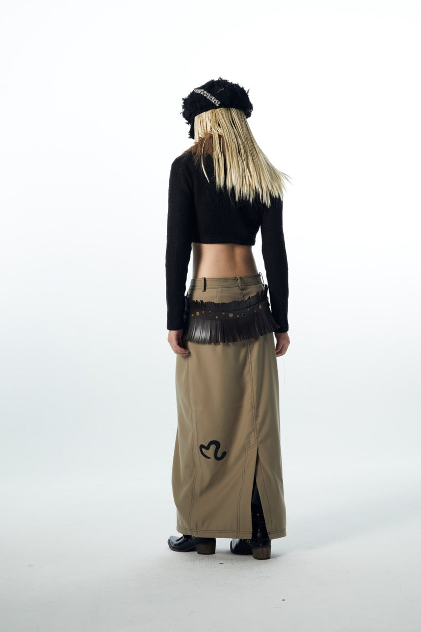 nit alcove 23AW Print Maxi Skirt