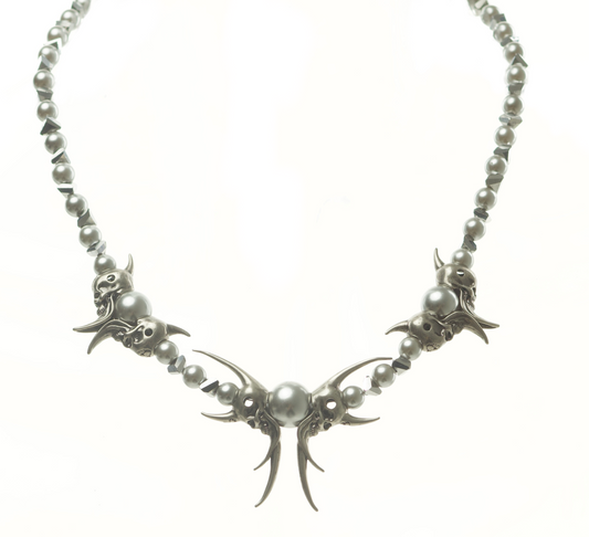 IIIMIII BlackPainting II Necklace #3