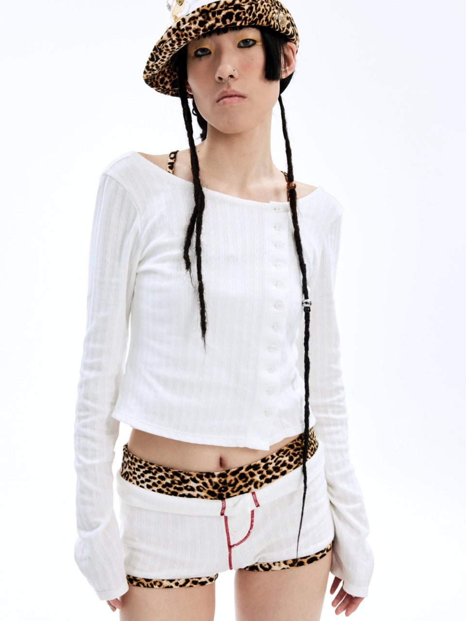 nit alcove 24SS Bear Print Top