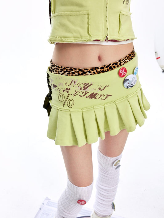 nit alcove 24SS Apple Green Skirt