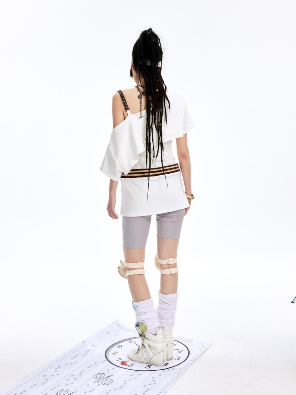 nit alcove 24SS Oblique Shoulder Dress