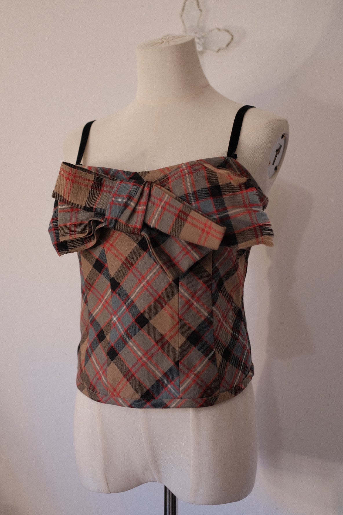 Jane Maple Plaid Tank Top