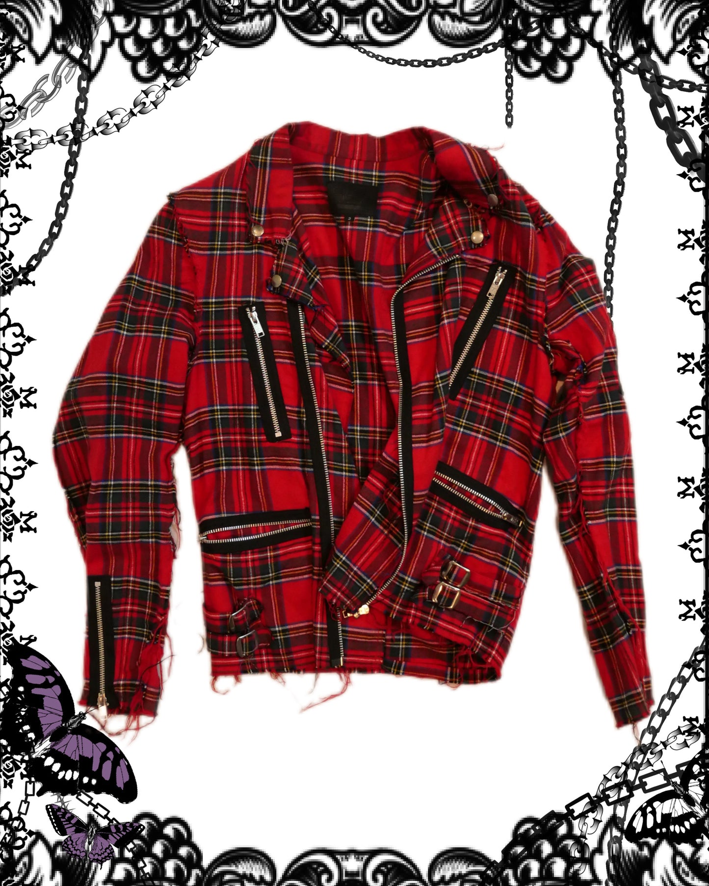 99%IS- Plaid Jacket