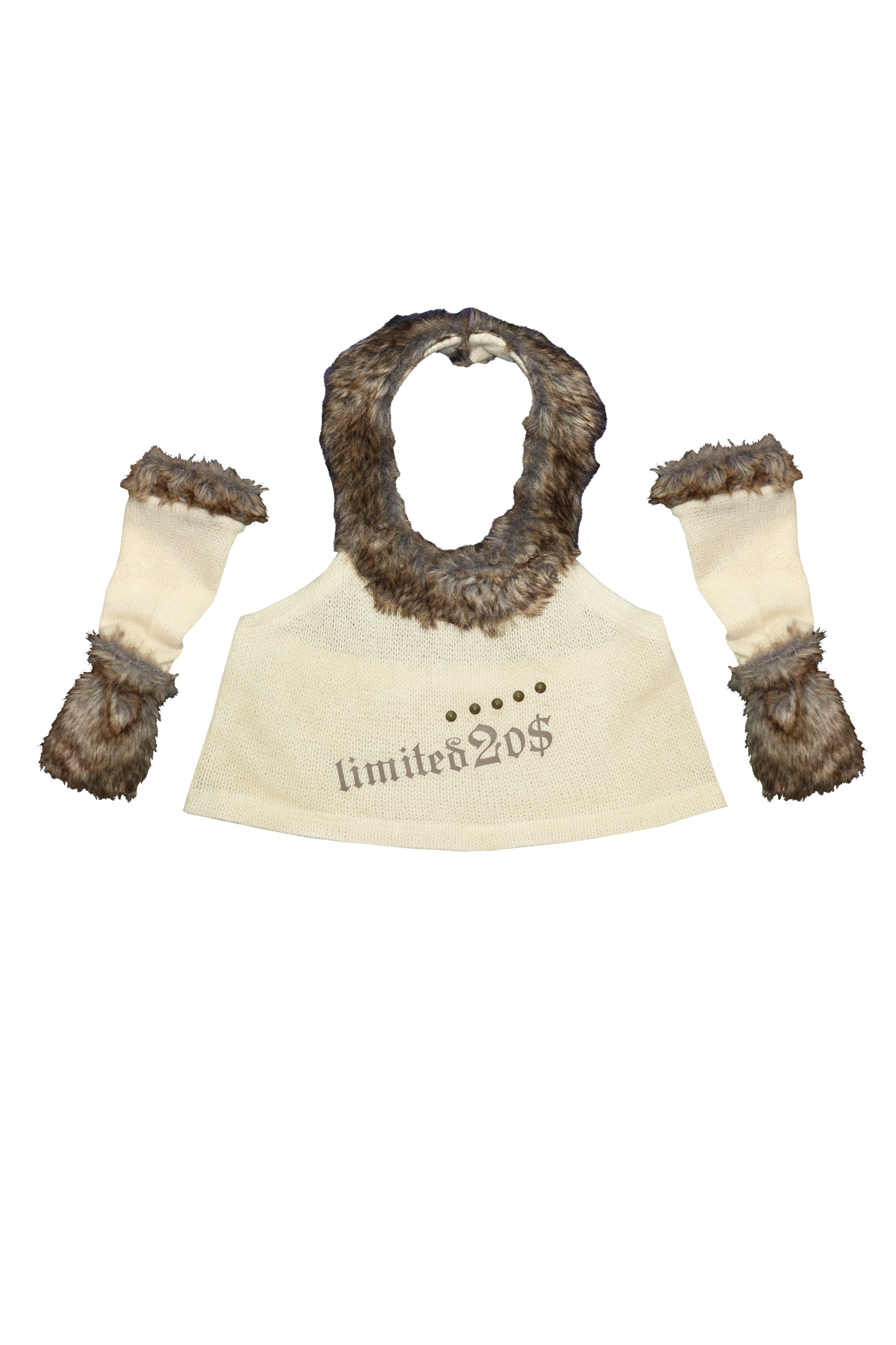 nit alcove 23AW Halter Top and Arm Warmers Set