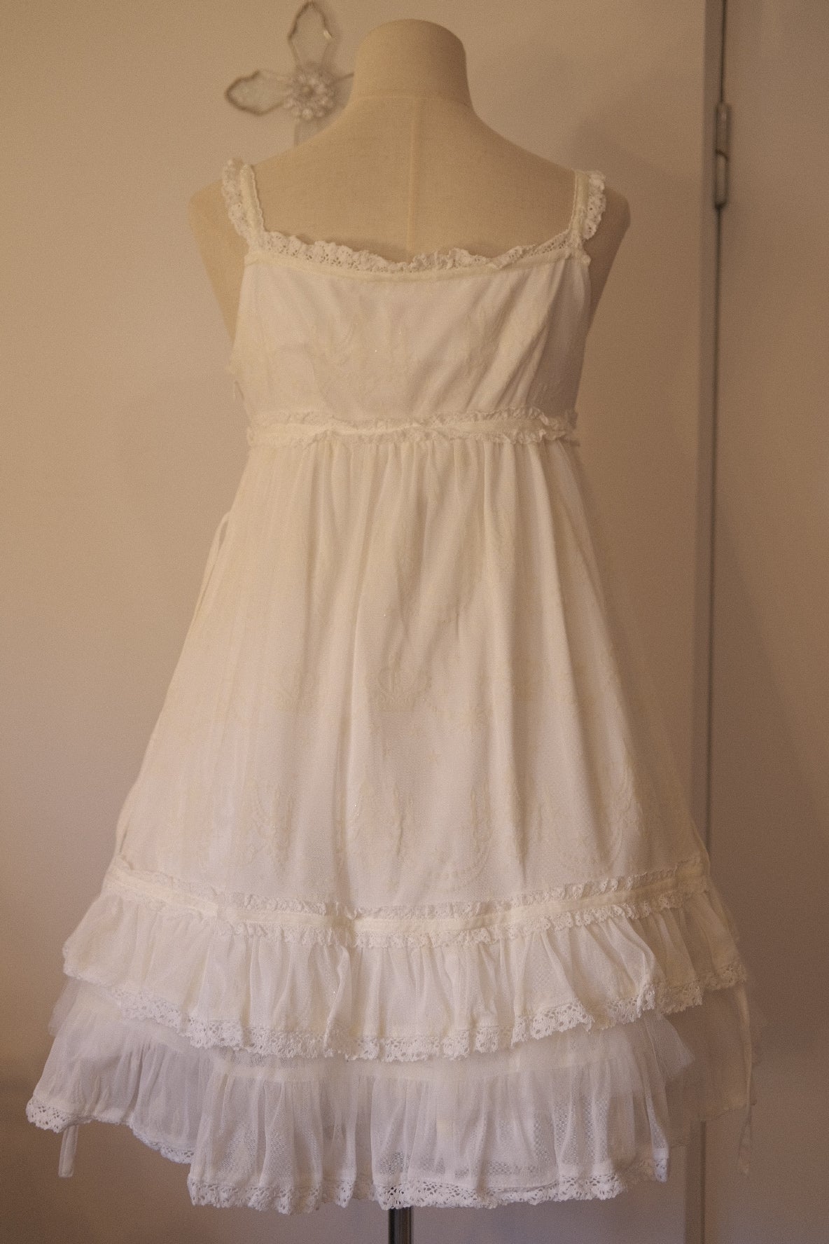 Baby the Stars Shine Bright Tank Top Dress with Pearl Chain