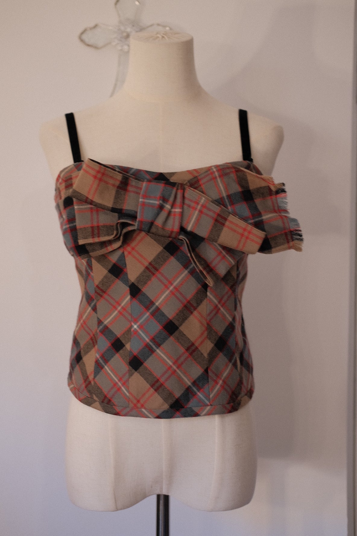 Jane Maple Plaid Tank Top