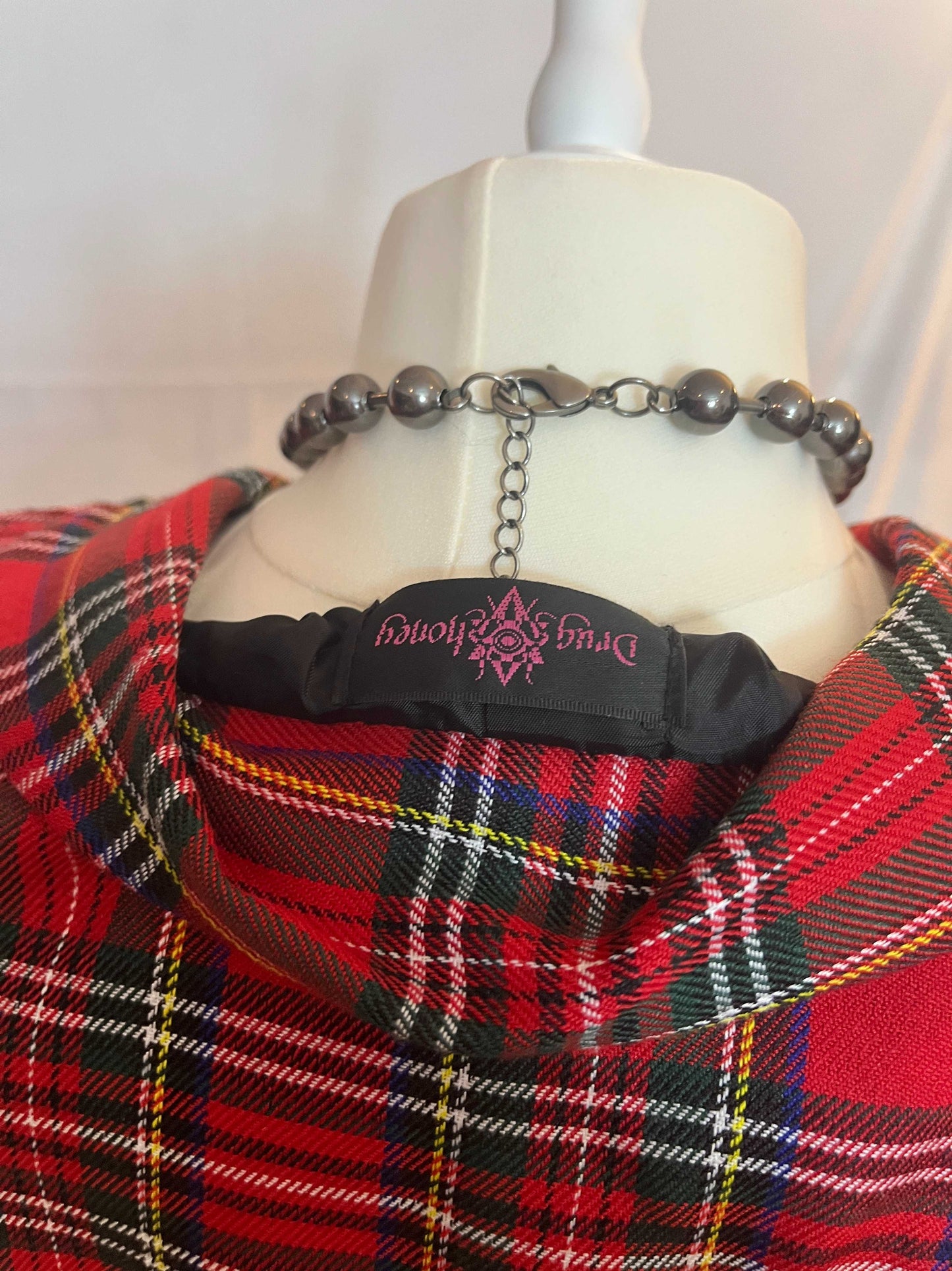 Drughoney Plaid Coat