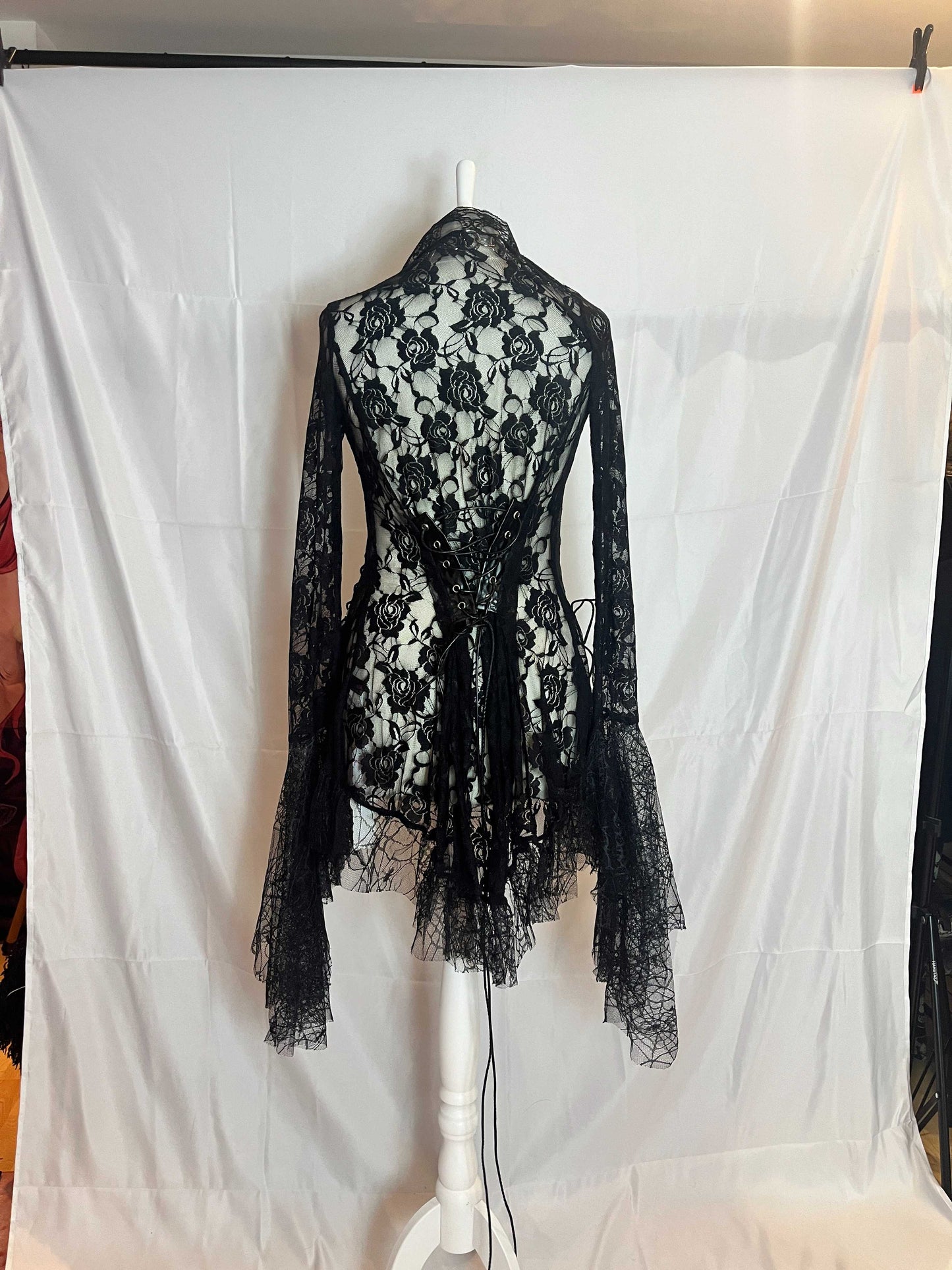 Algonquins Lace Mesh Blouse