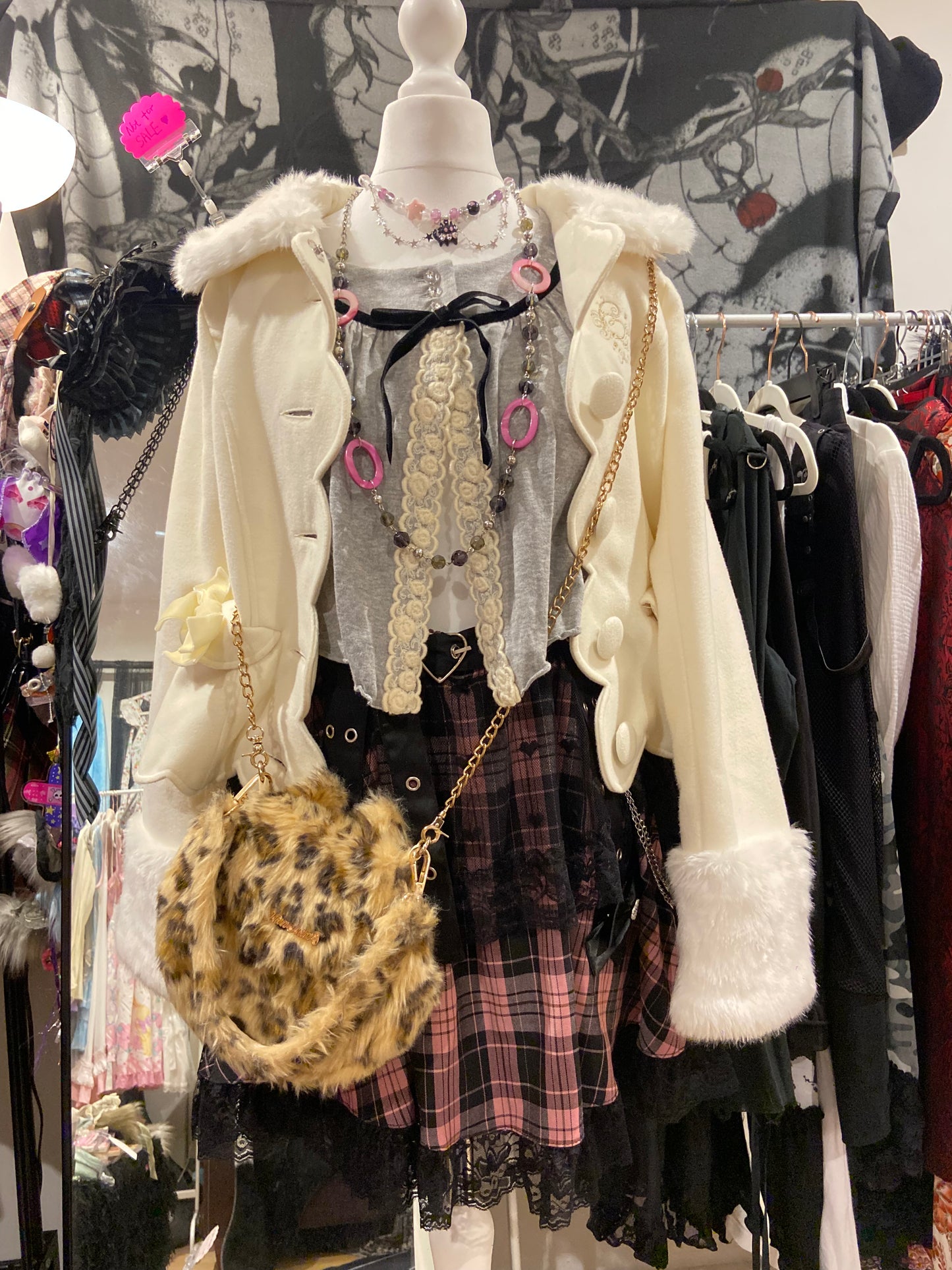 Baby the Stars Shine Bright Fur Collar Bow Jacket