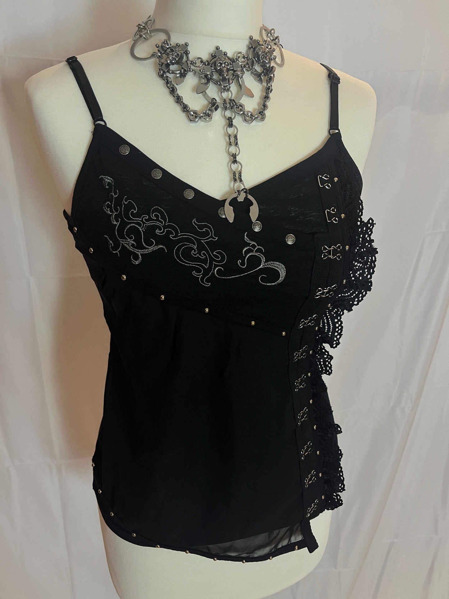 OZZ ON Dragon Print Tank Top