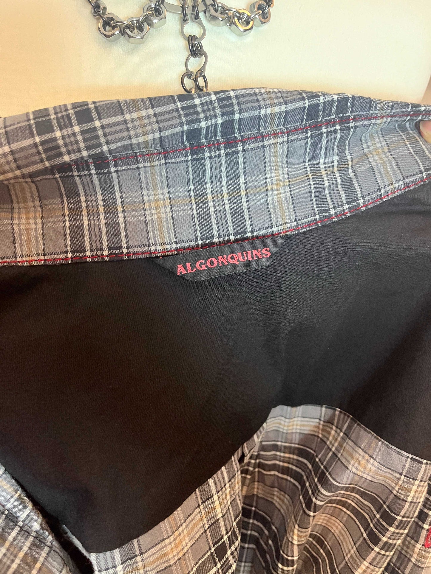 Algonquins Plaid Button Up