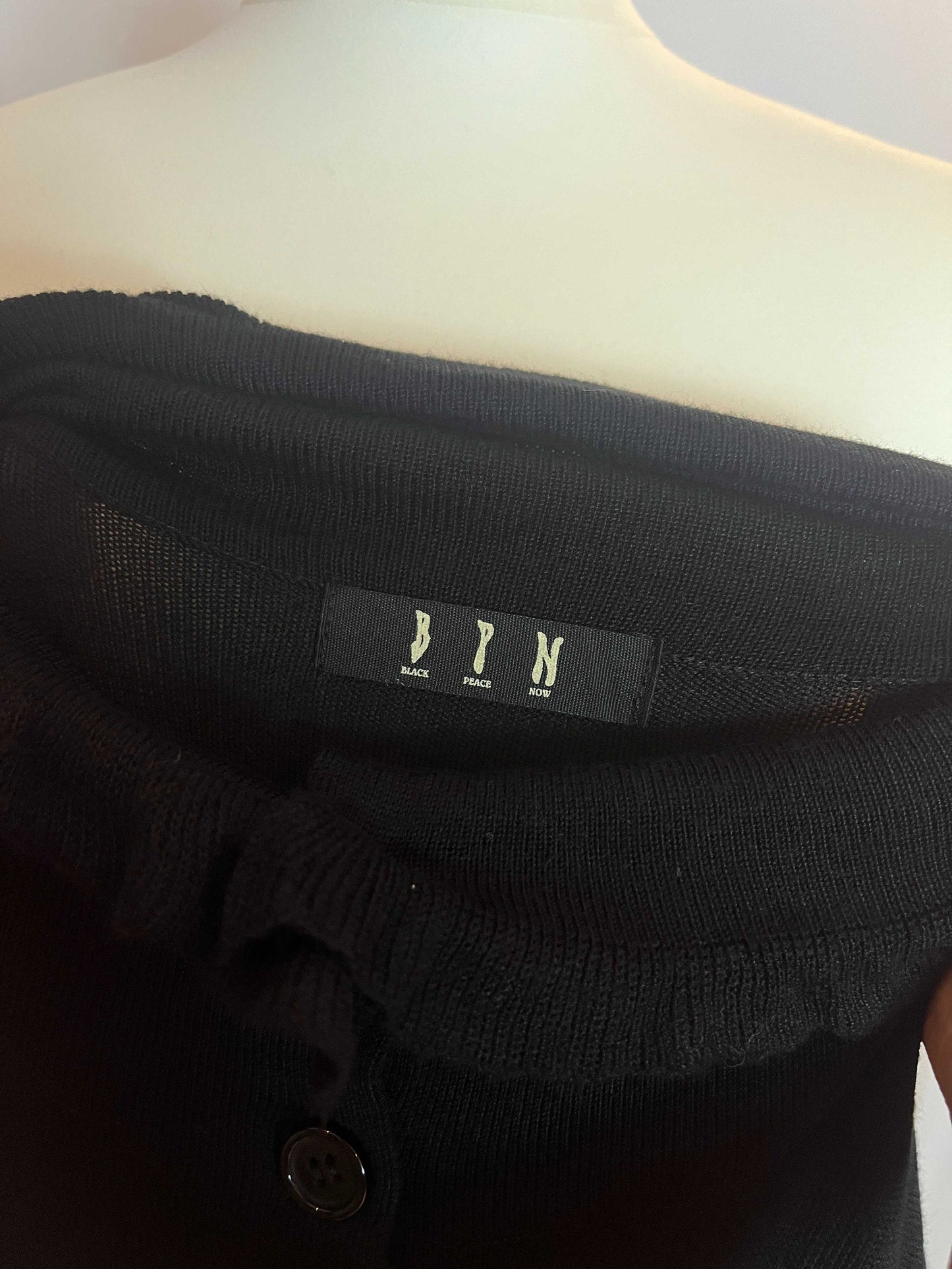 Black Peace Now Button Up