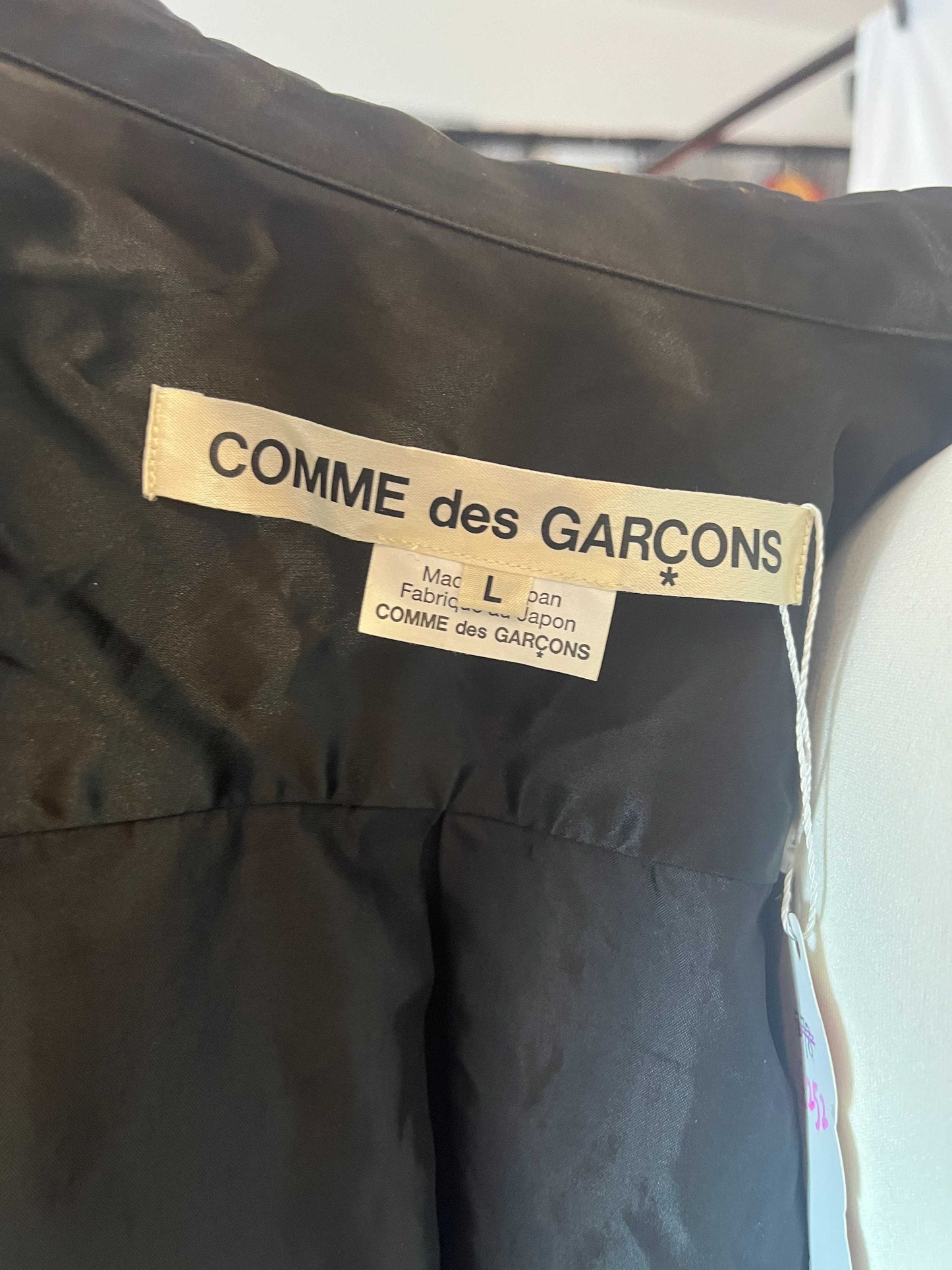 Comme des Garcons Black Silk Shirt