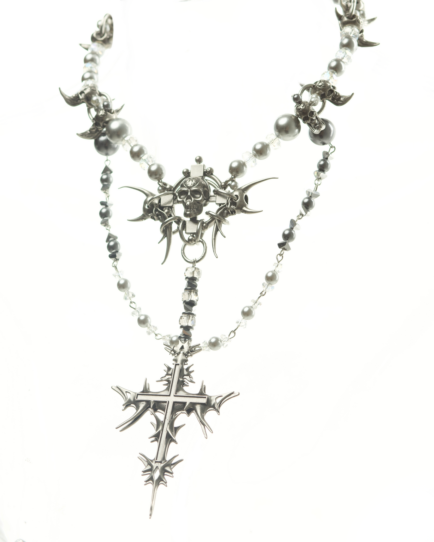 IIIMIII BlackPainting II Necklace #9