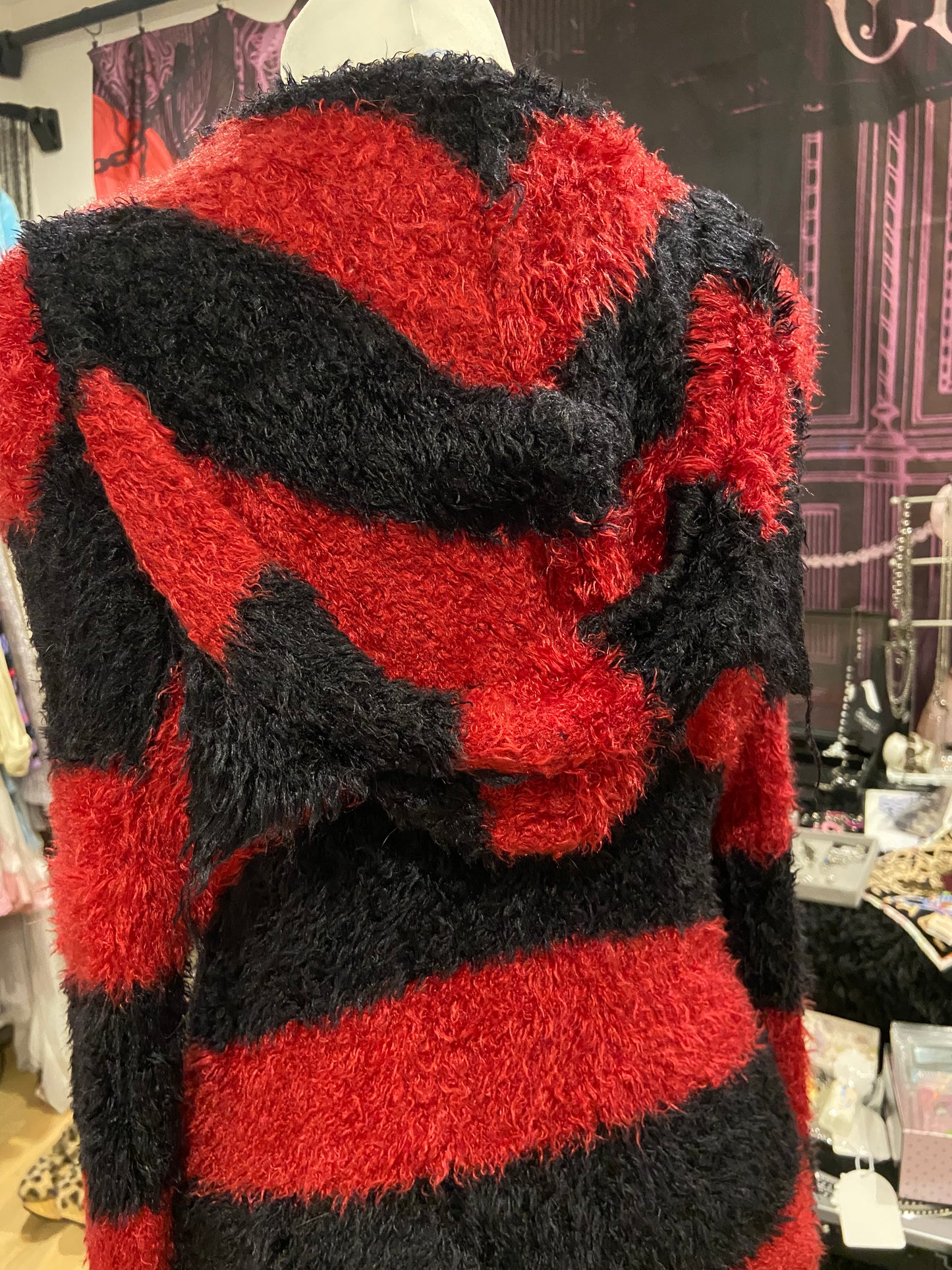 Putumayo Stripe Fleece Cat Ear Hoodie