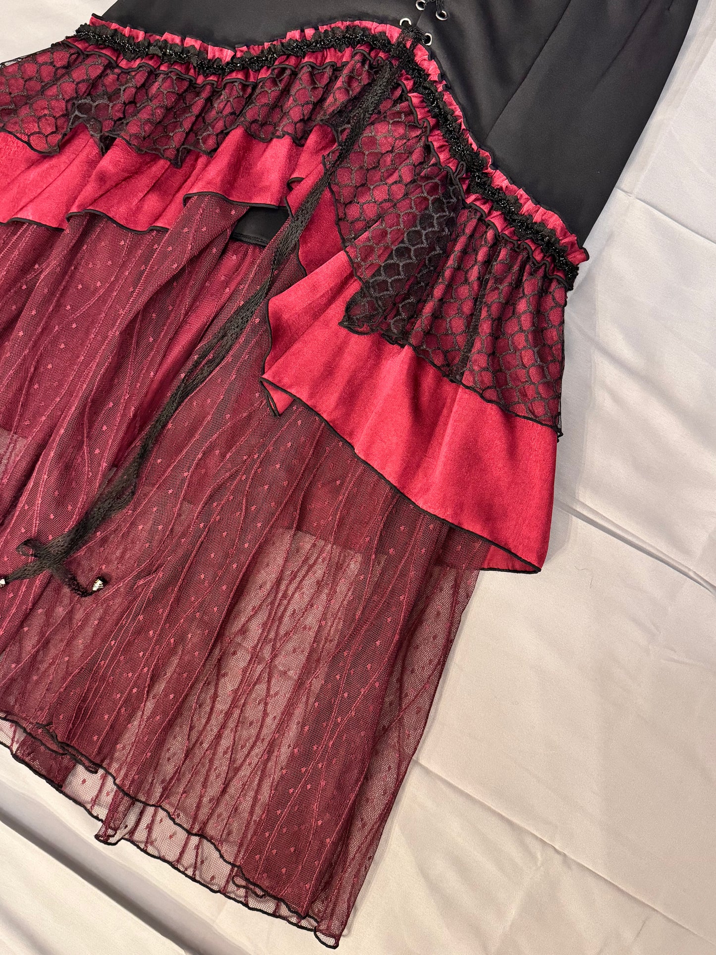 Qutie Frash Multi-Layers Mesh Skirt