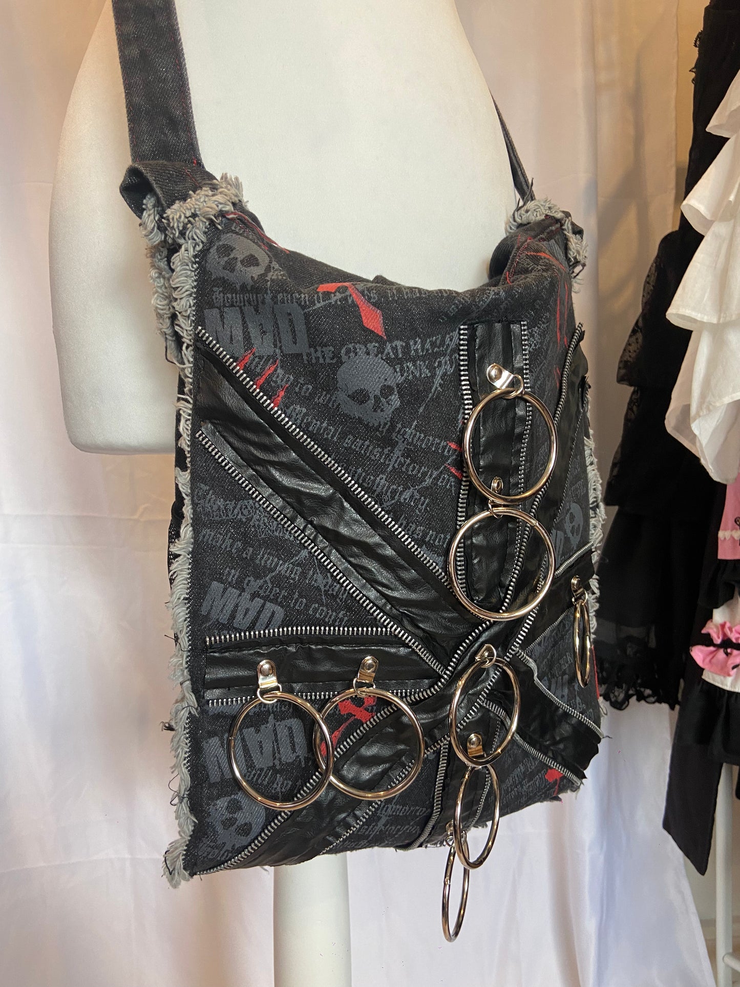 Mad Punks Rings Crossbody Bag