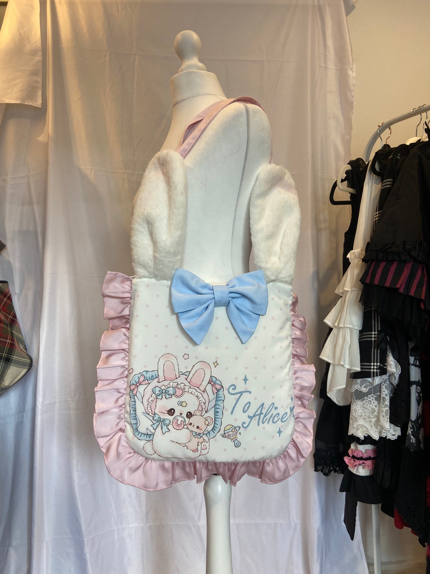 To Alice Bunny Tote Bag