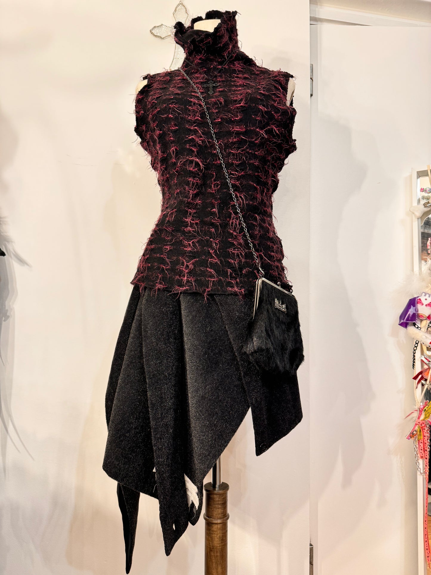 alice auaa Button Up Knit Skirt