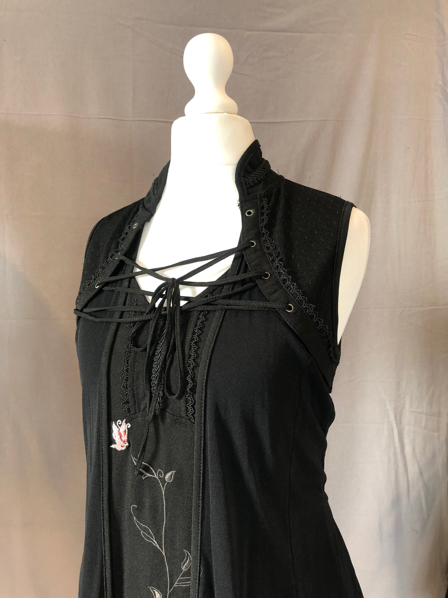 OZZ ON Multi-Layers Floral Tank Top Dress