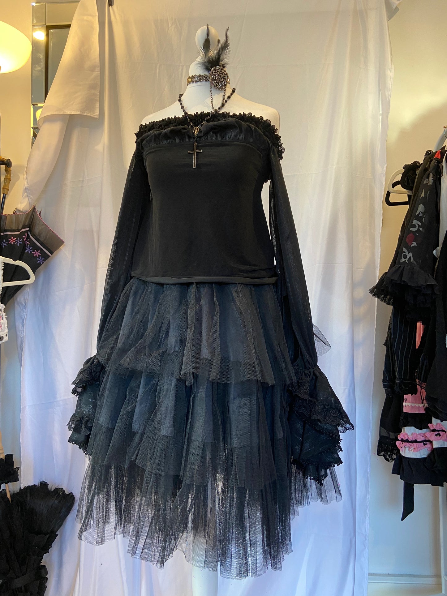 alice auaa Muti-Layers Mesh Skirt