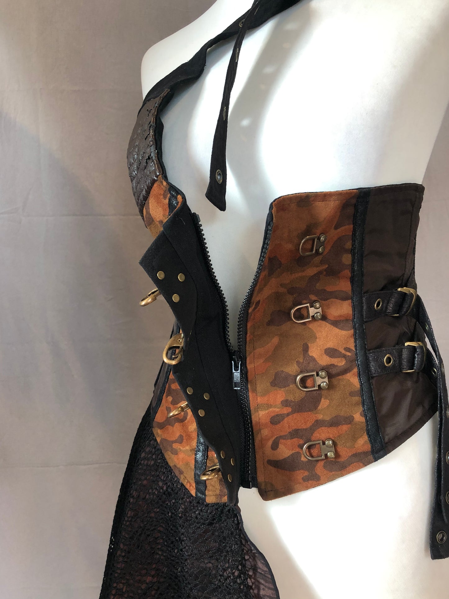 Qutie Frash Corset with Irregular Skirt