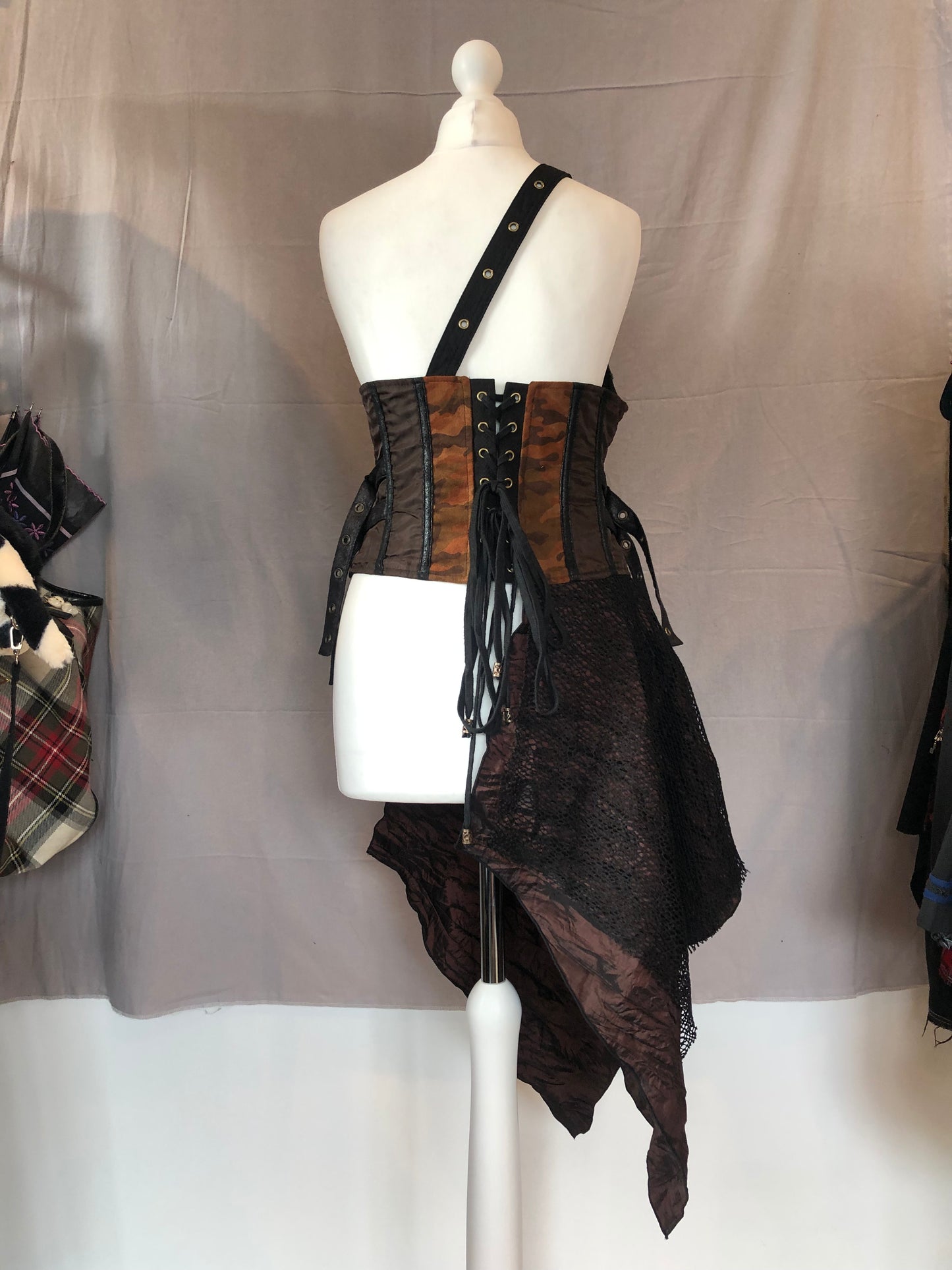 Qutie Frash Corset with Irregular Skirt