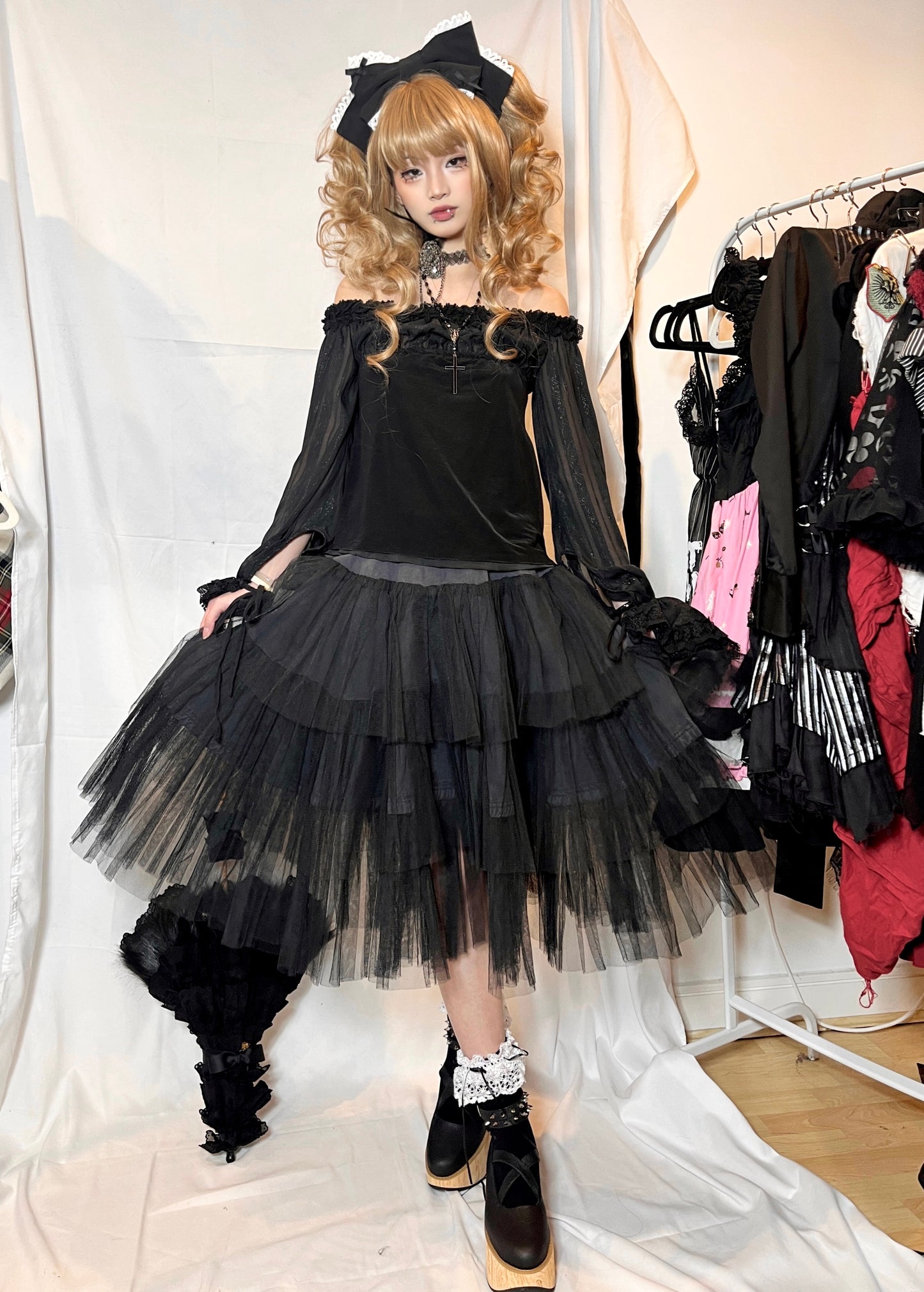 alice auaa Muti-Layers Mesh Skirt