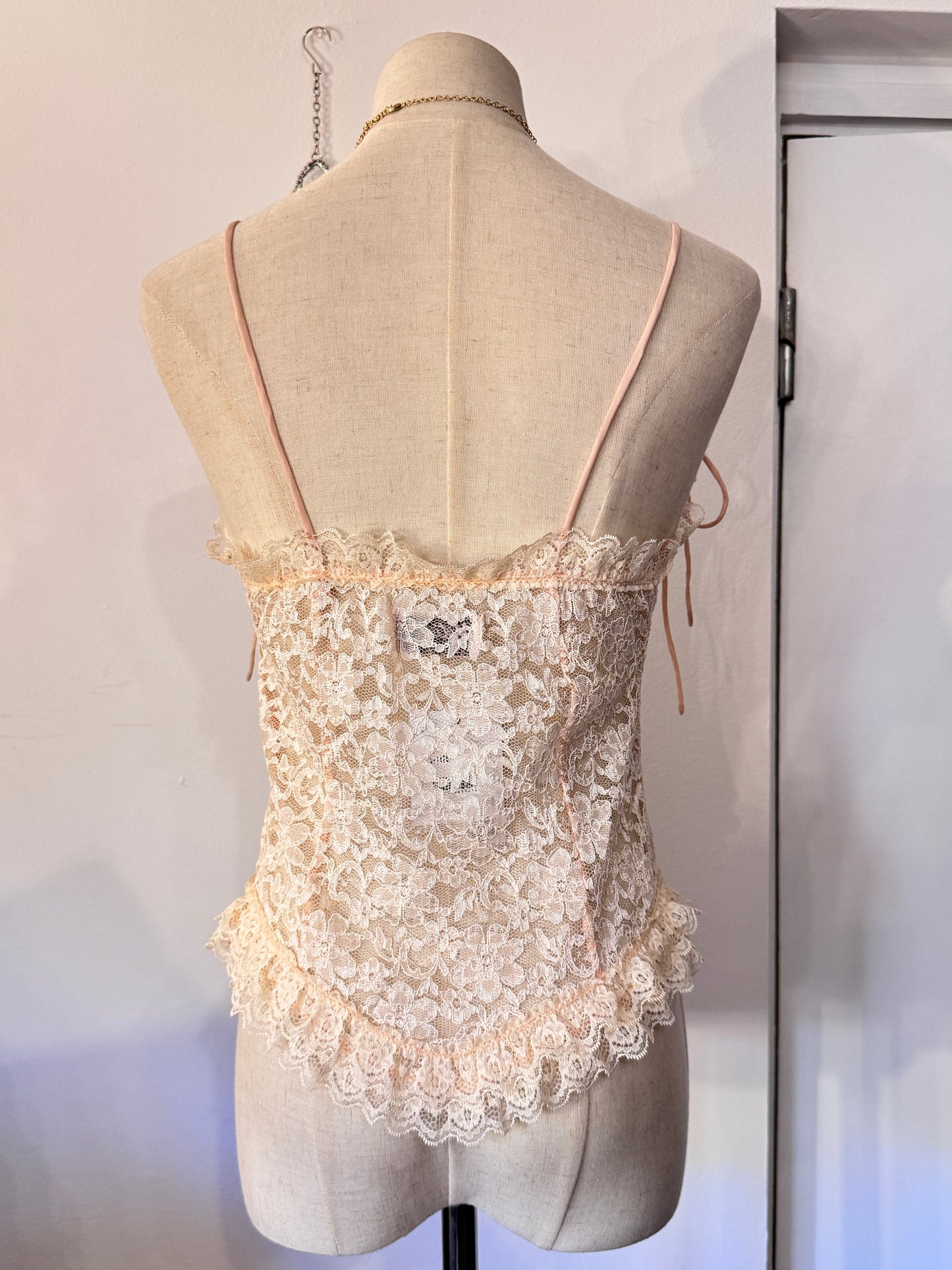 Lace Knit Tank Top