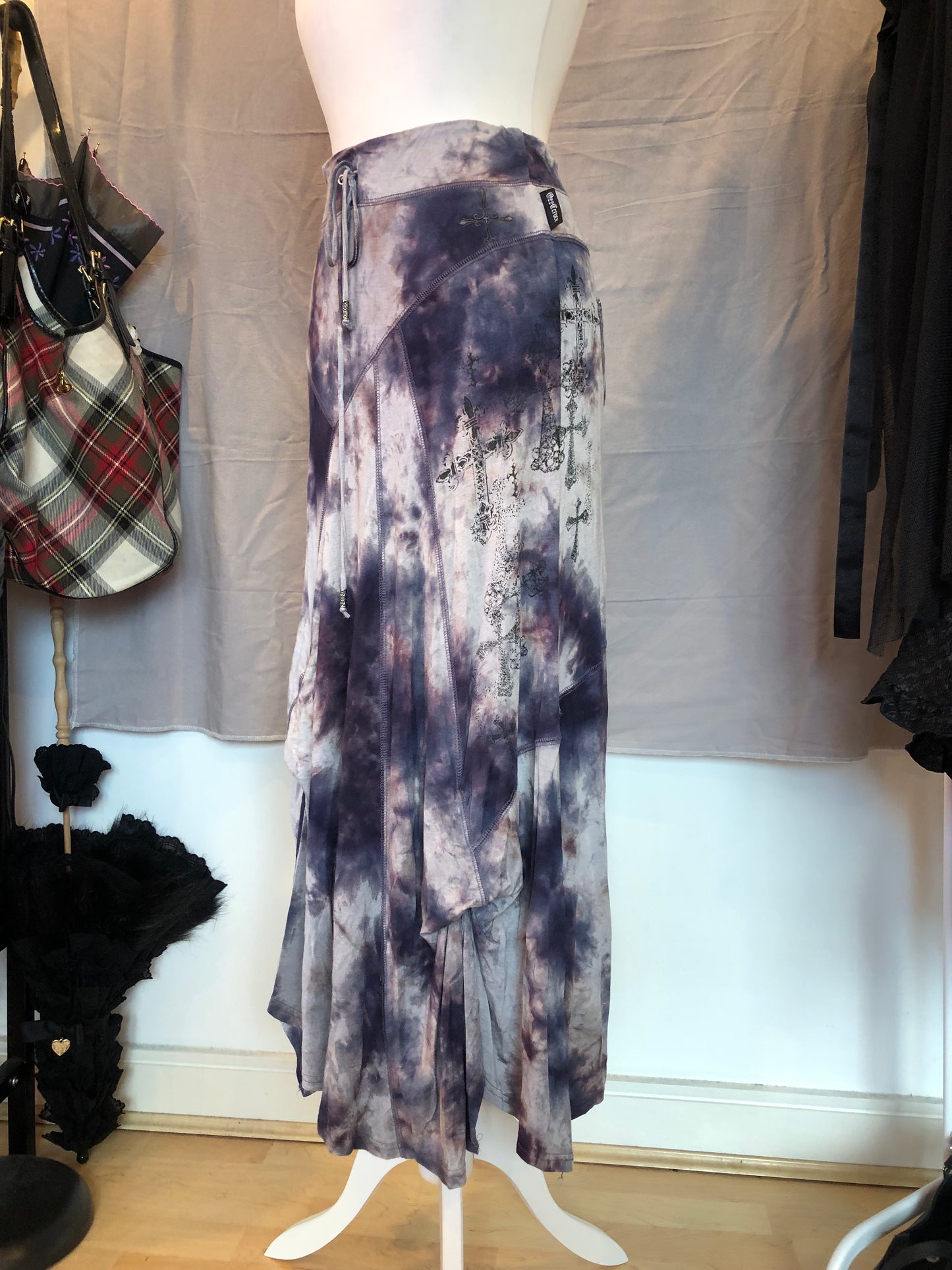 OZZ-ON Tie-Dye Maxi Skirt