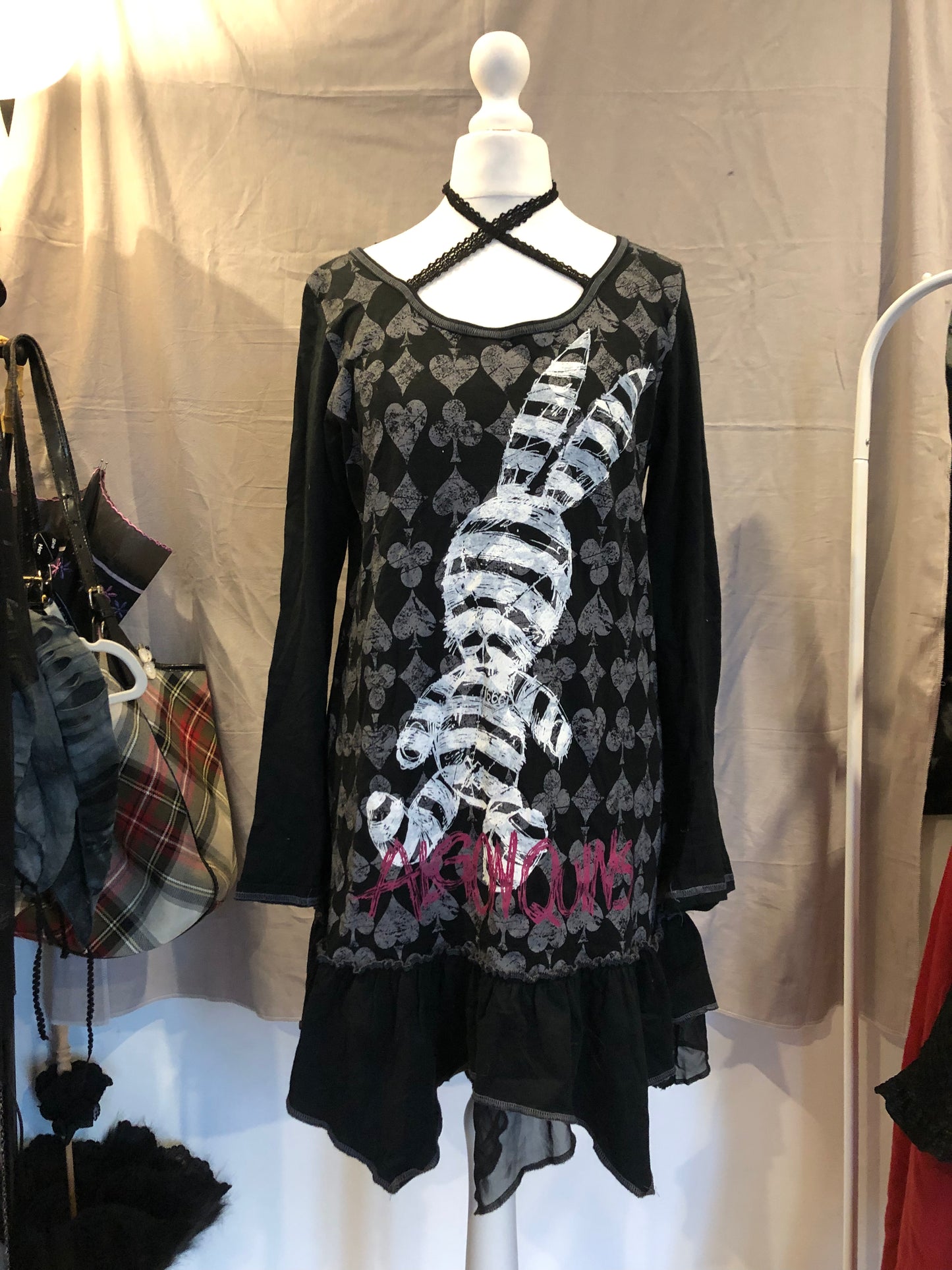 Algonquins Bunny Poker Print Dress