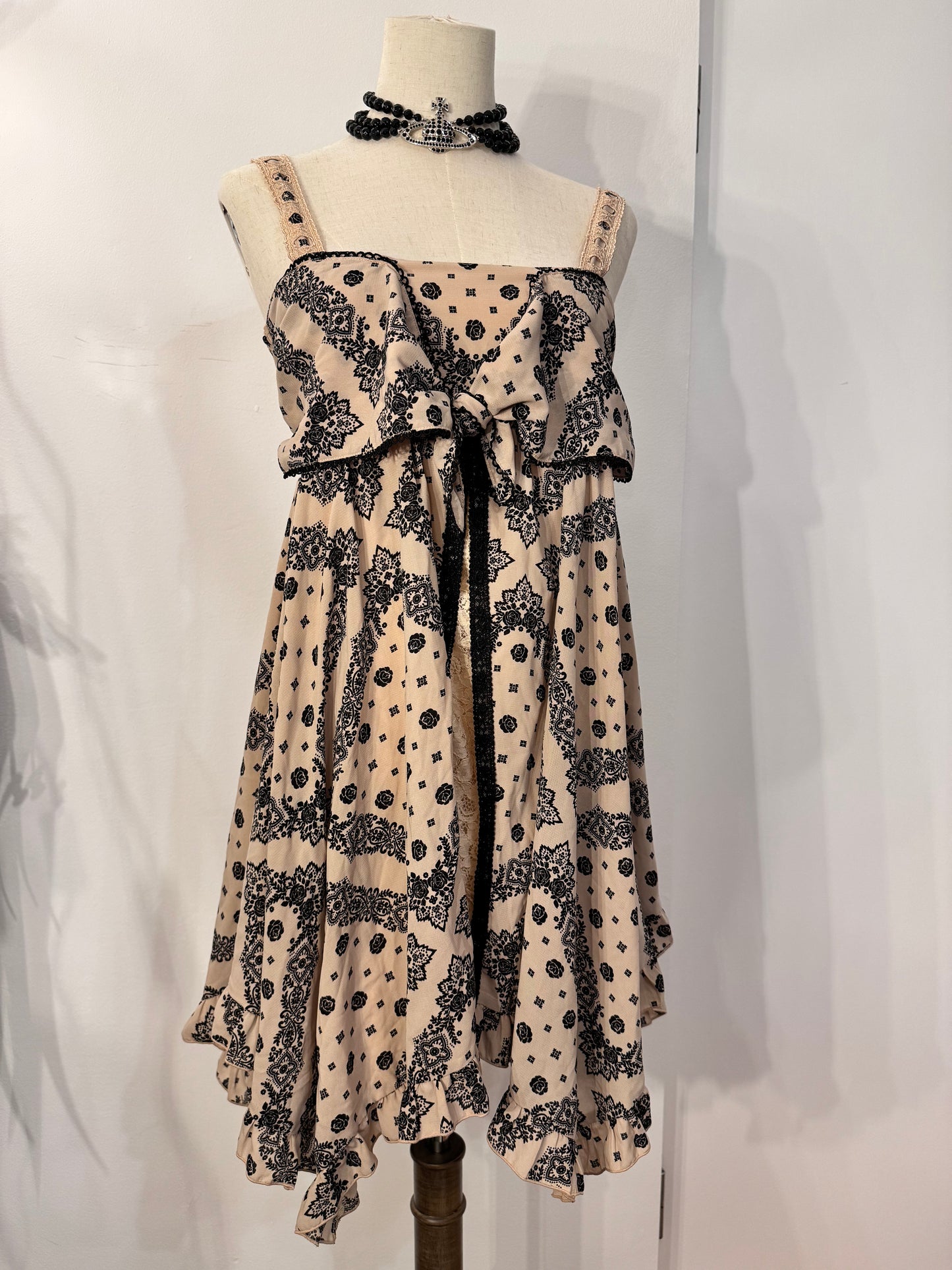 Axes Femme Floral Print Tank Top Dress