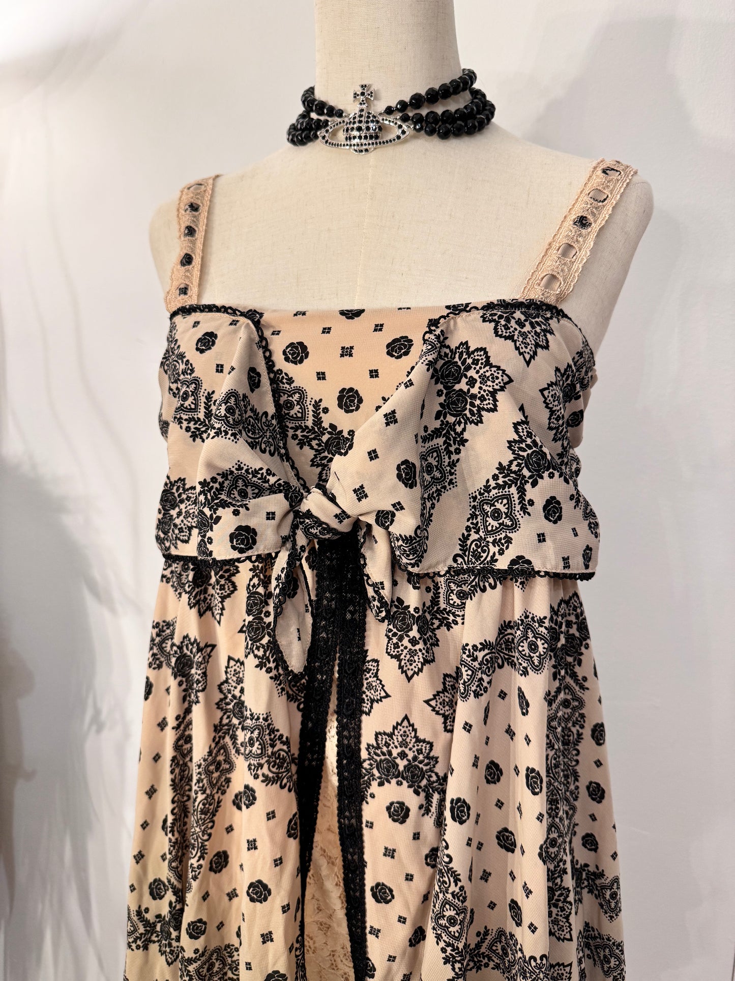 Axes Femme Floral Print Tank Top Dress