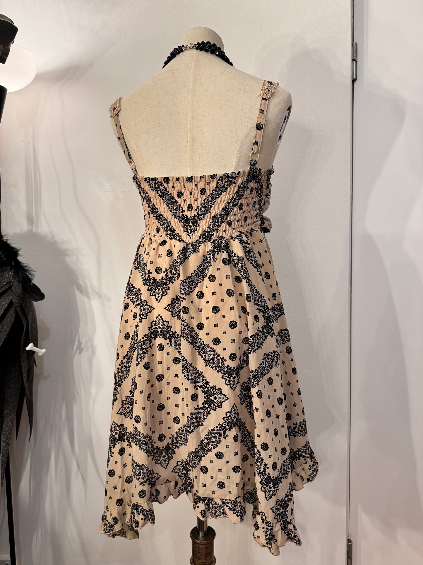 Axes Femme Floral Print Tank Top Dress