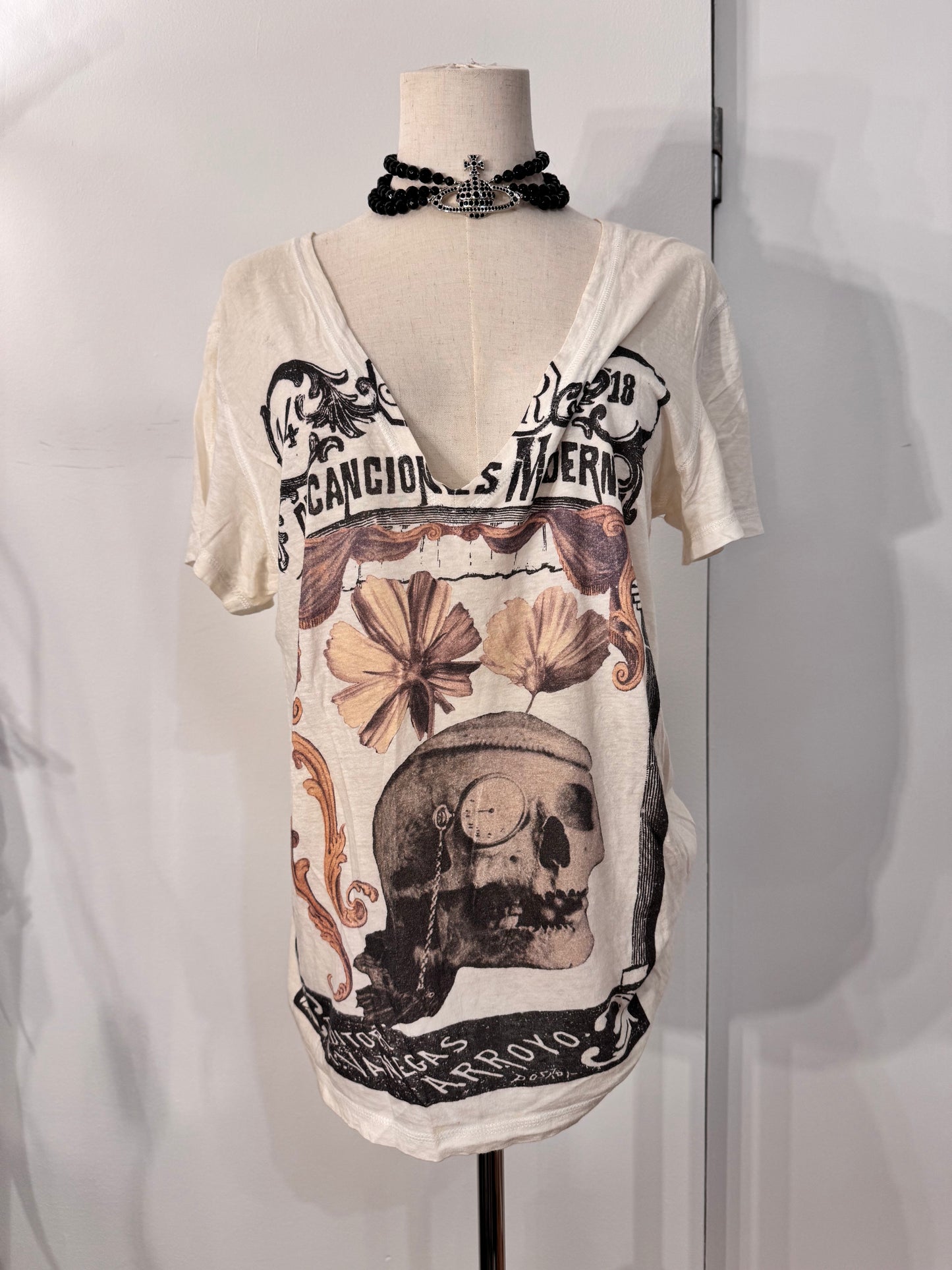 Share Spirit Skull Print T-Shirt