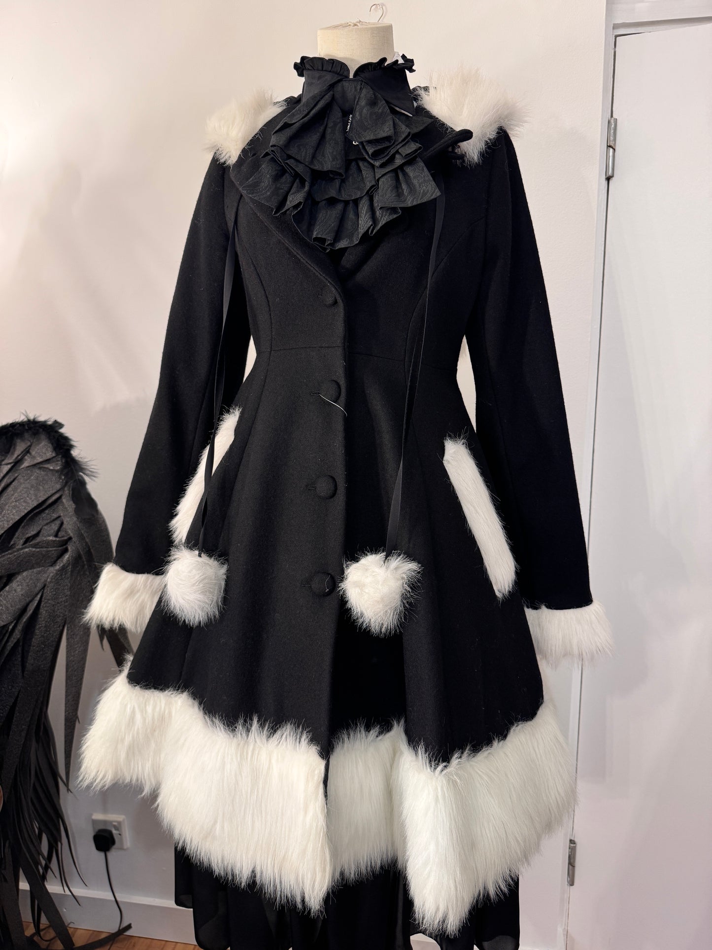 Putumayo Bunny Hood Fur Coat