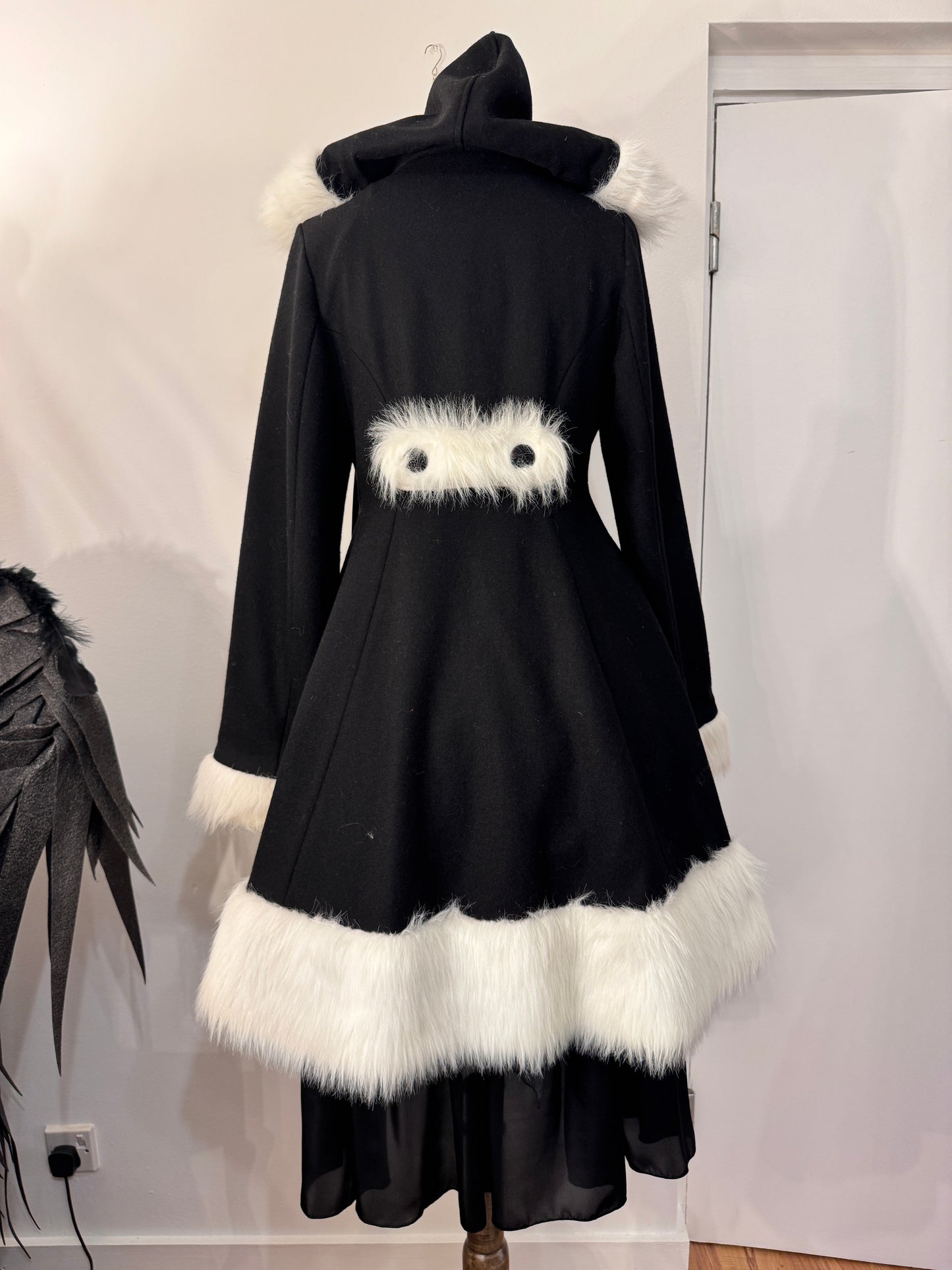Putumayo Bunny Hood Fur Coat