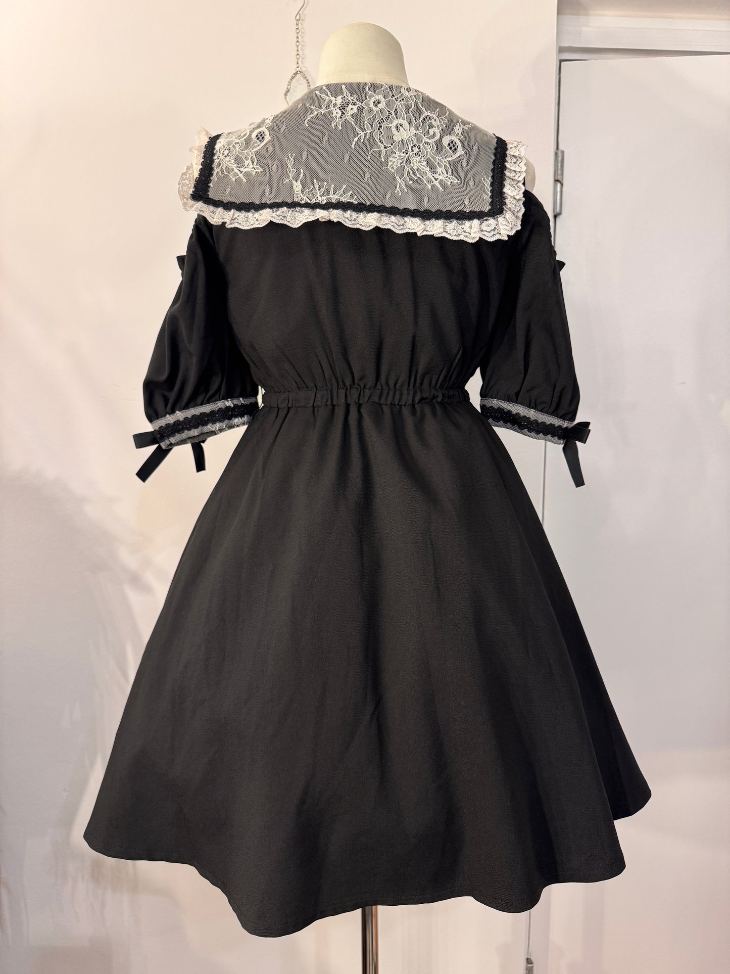 Rojita Button-Up Lace Dress
