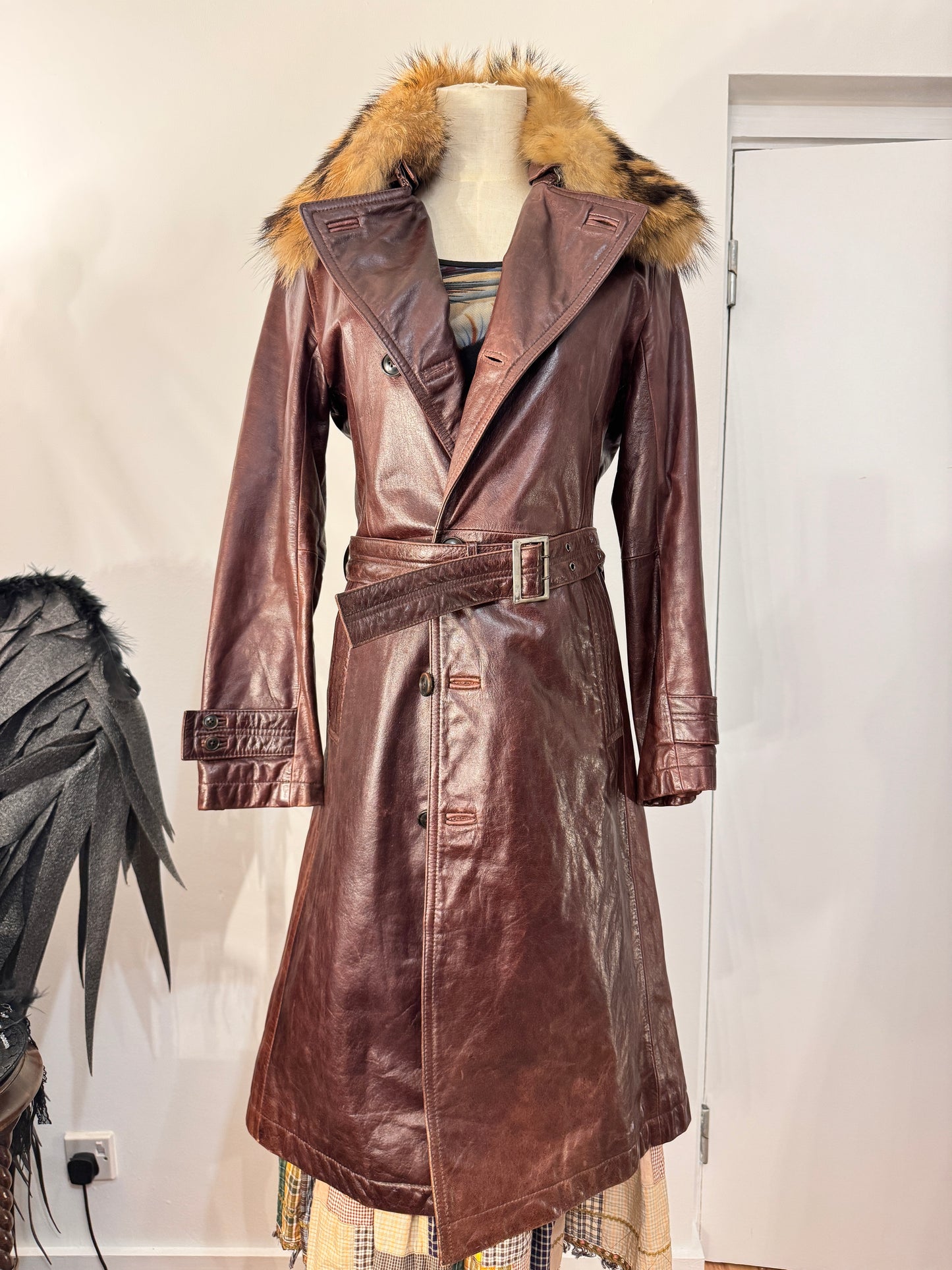 Tornado Mart Fur Collar Coat