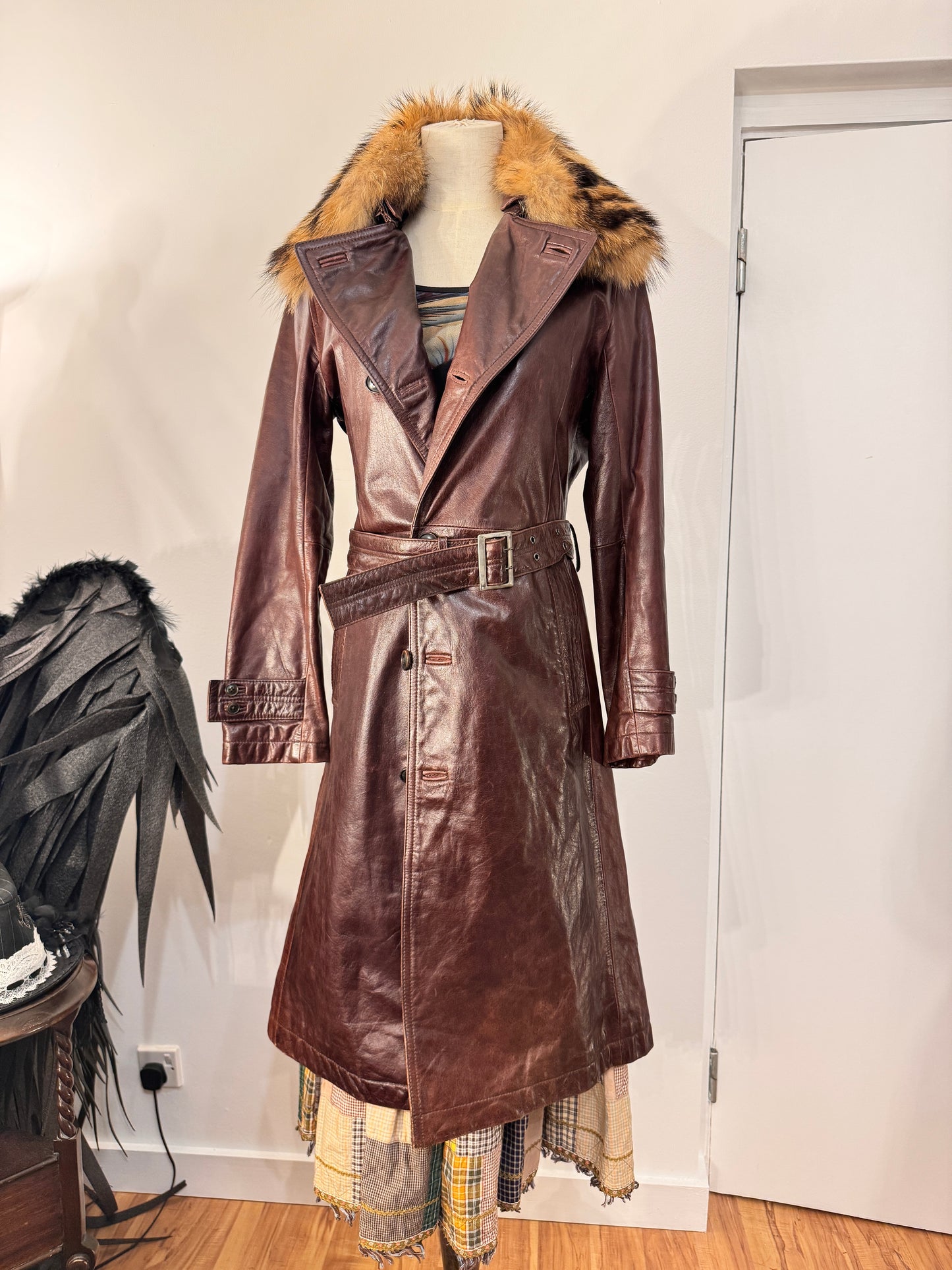 Tornado Mart Fur Collar Coat