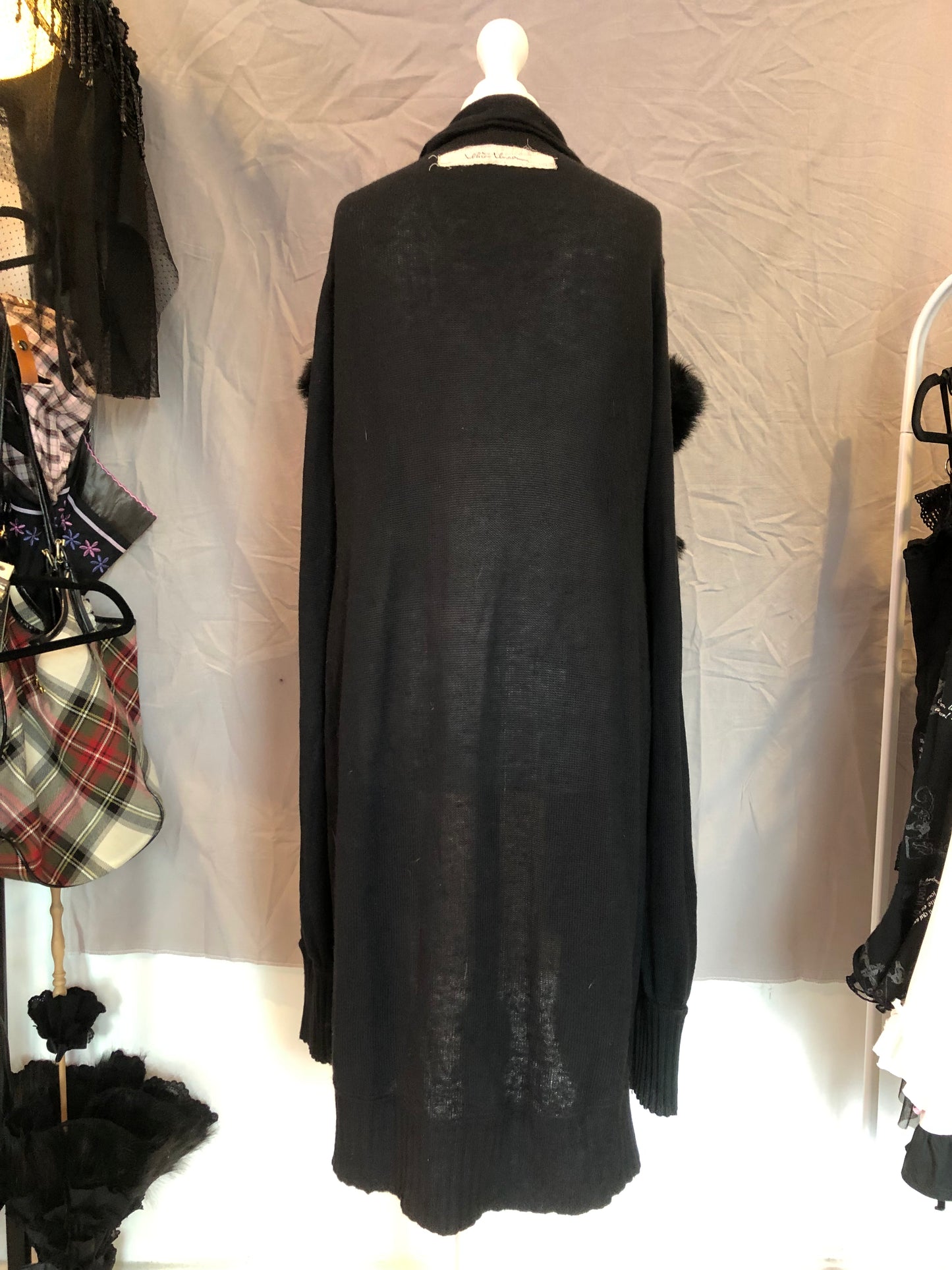 alice auaa Fur Collar Cardigan