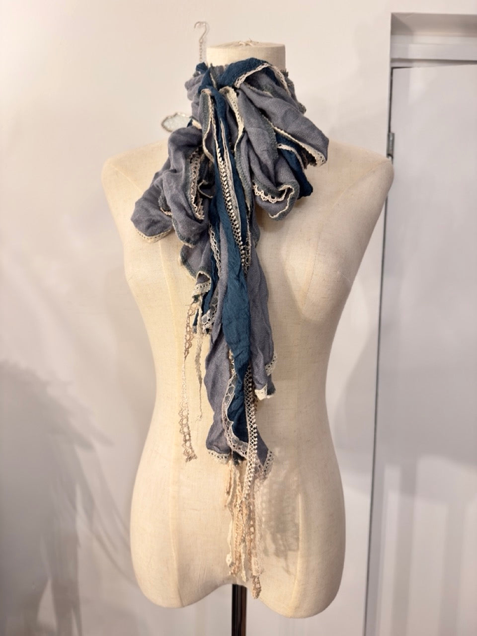 OZZ ON Denim Scarf