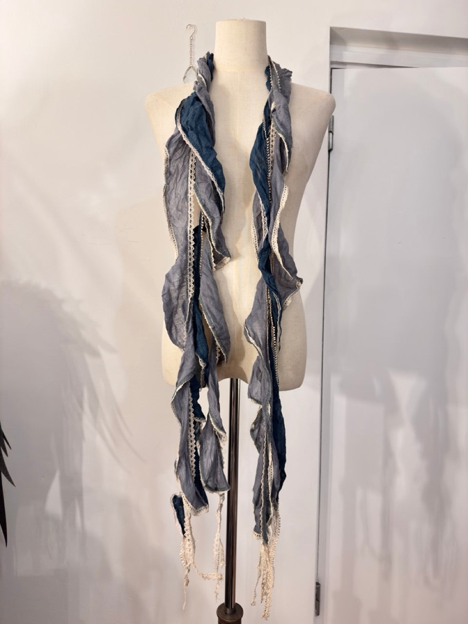 OZZ ON Denim Scarf