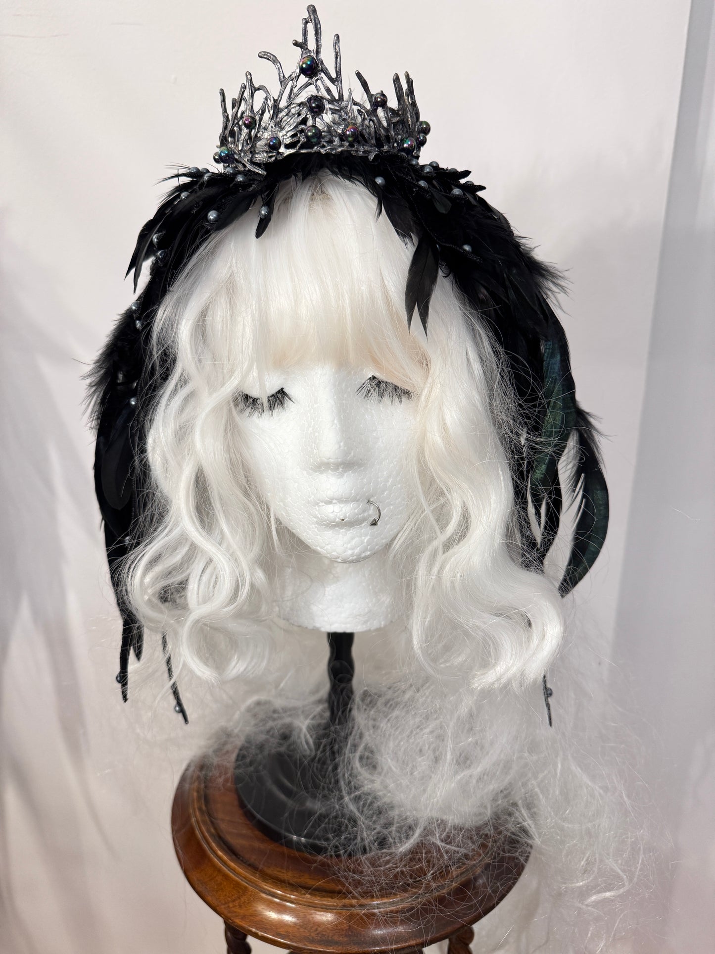 Atelier Beatrice Crown with Feather