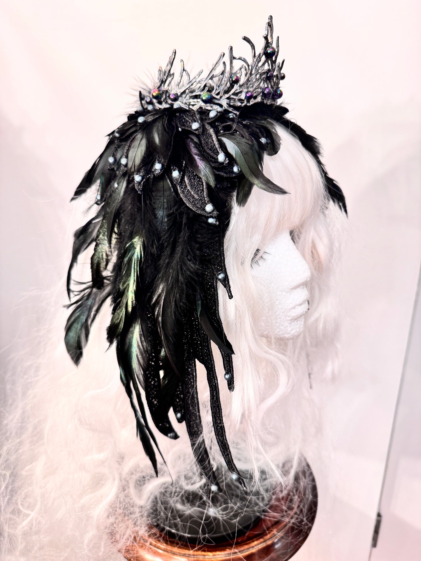 Atelier Beatrice Crown with Feather