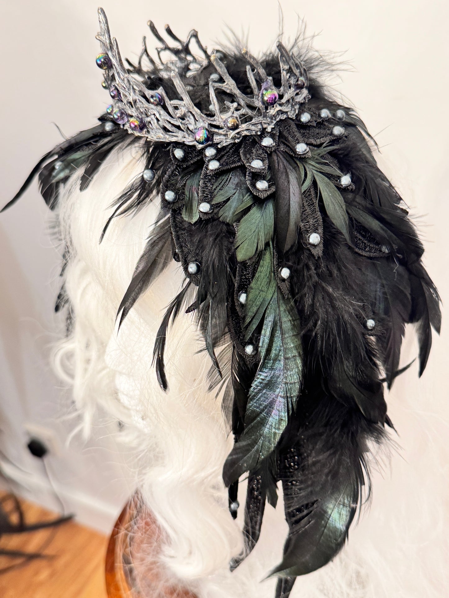 Atelier Beatrice Crown with Feather