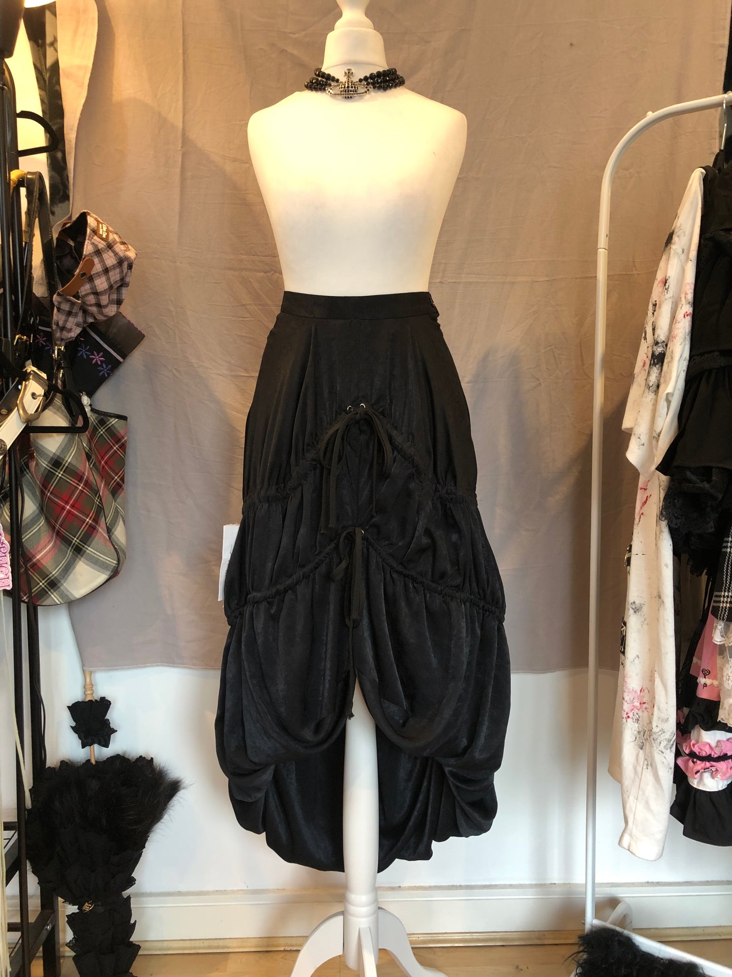 alice auaa Synched Suede Maxi Skirt
