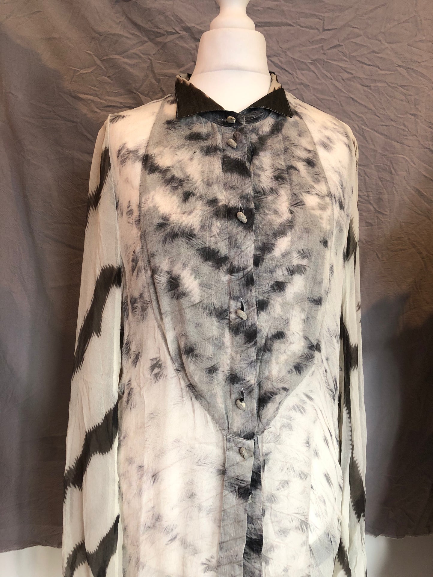 ifsixwasnine Tuxedo Blouse
