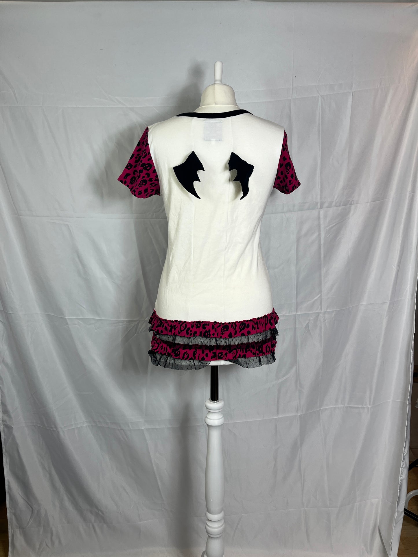 TRPP GIRL Graphic Print Ruffle T-Shirt with Wings