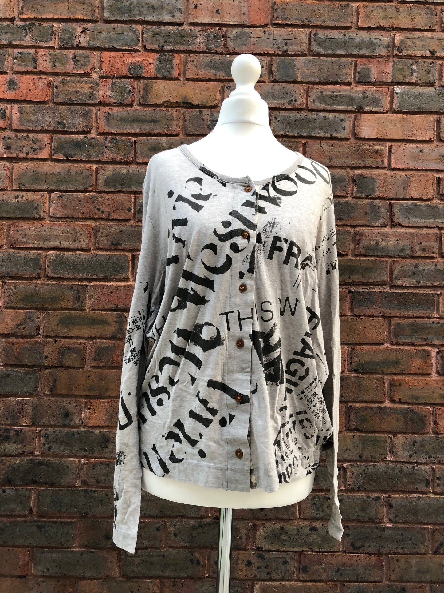 Vivienne Westwood Letter Print Button-Up